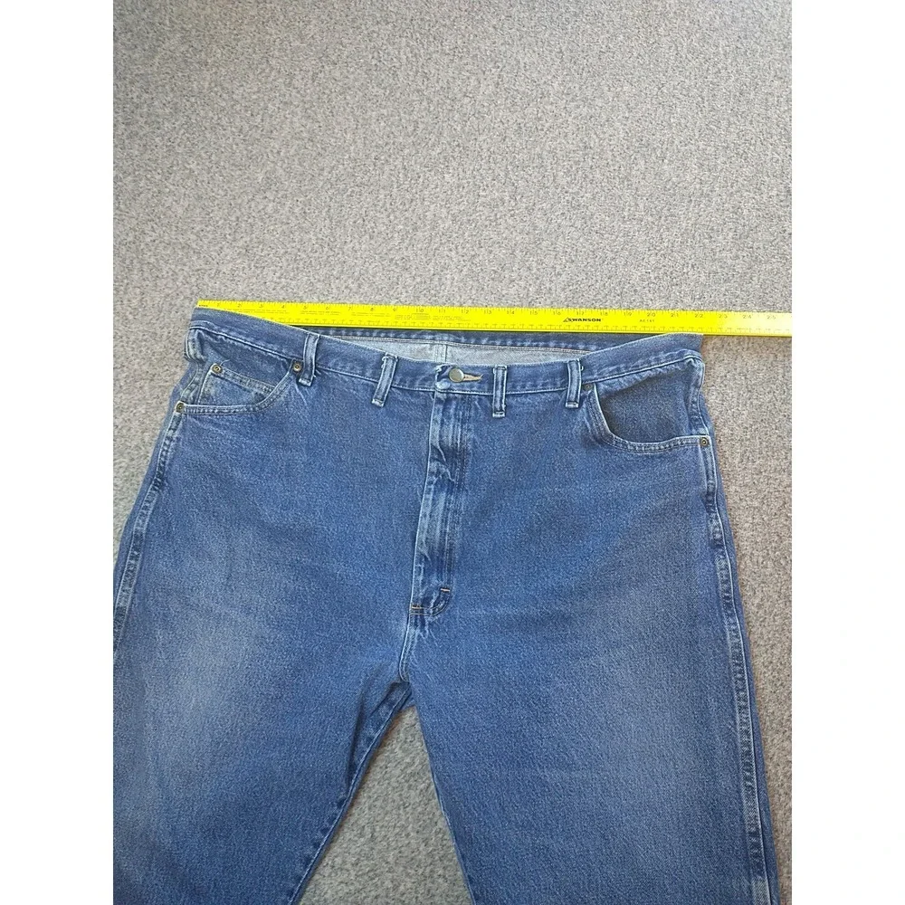 Wrangler Authentics Mens Relaxed Fit Straight Leg Blue Jeans 96501MR 44x29